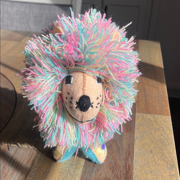 Vibrant Handmade Lion Stuffed Animal - Picture 2 of 4